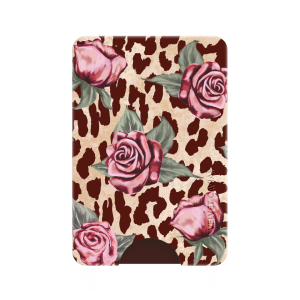 Rosy Leopard MagSafe Wallet