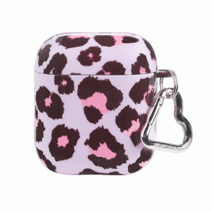 Purrfect Pink Leopard AirPod Case