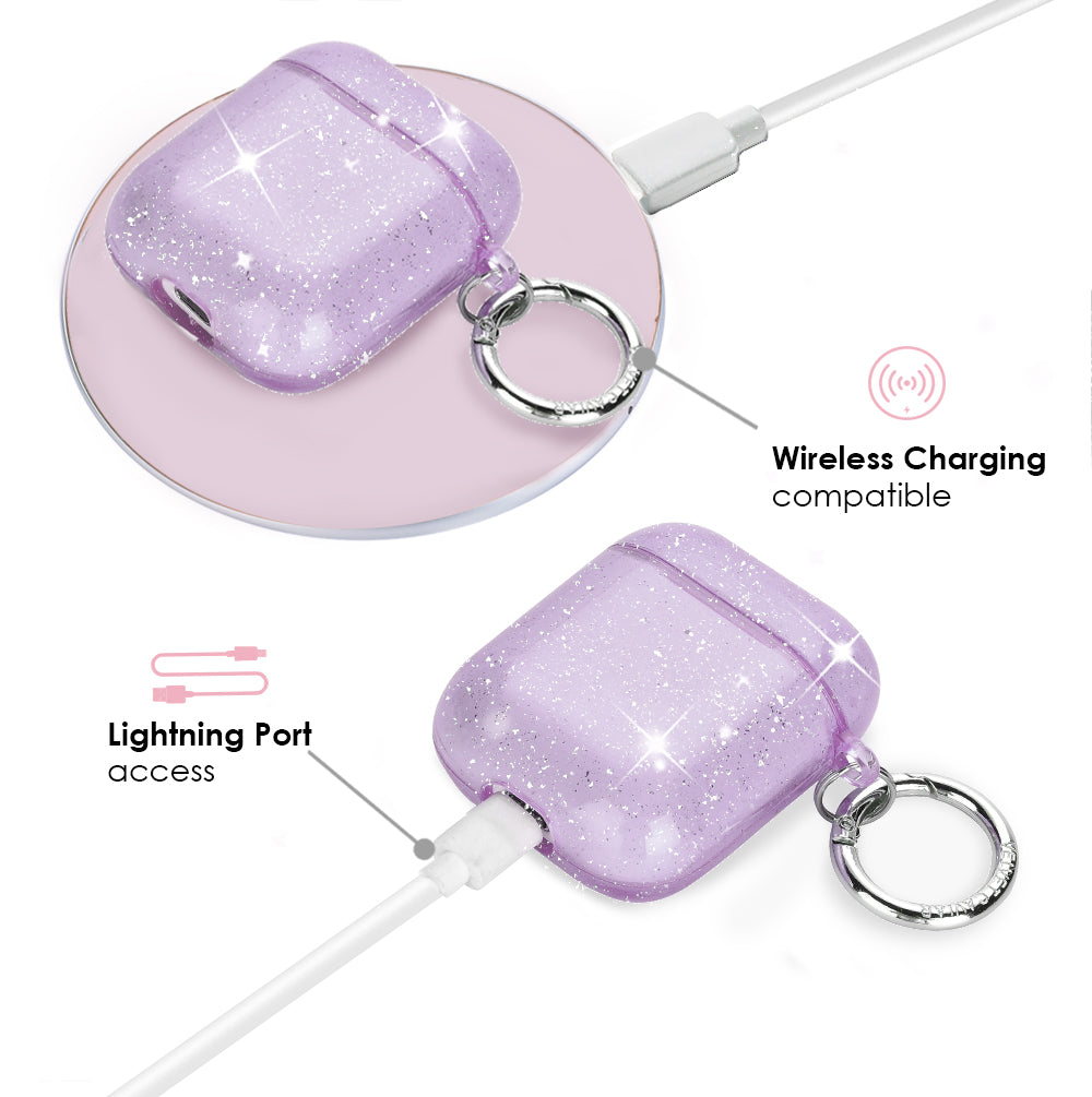 Lilac Stardust AirPod Case - Image 4