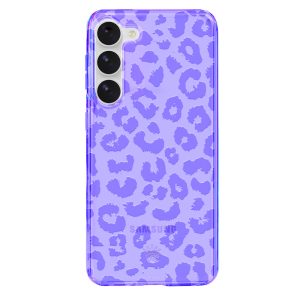 Electric Purple Leopard Samsung Case