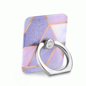 Purple Geometric Ring