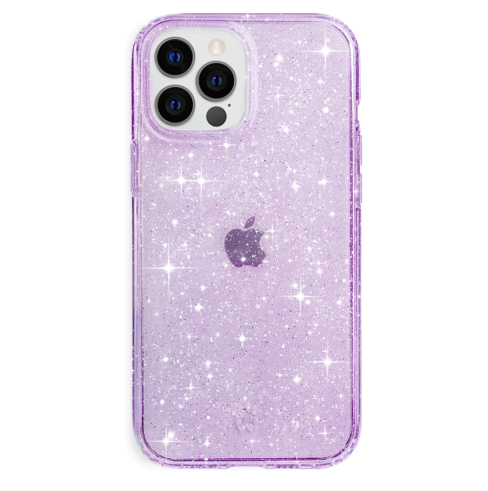 Lilac Stardust Glitter iPhone Case - Image 6