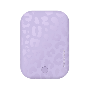 Lilac Leopard Portable MagSafe Charger Power Pack