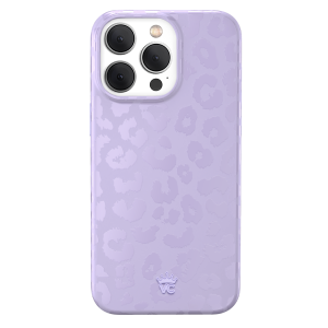 Lilac Leopard iPhone Case
