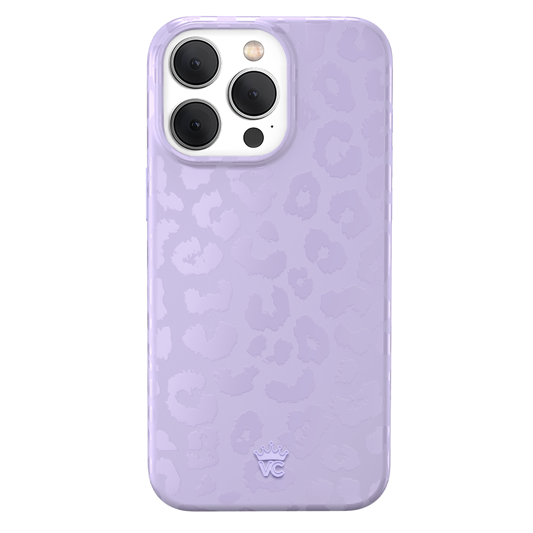 Lilac Leopard iPhone Case