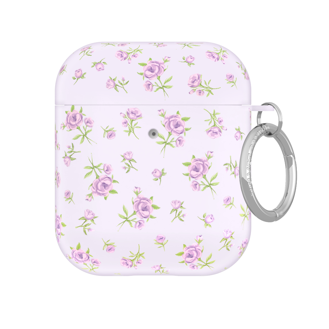 Dainty Lilac Floral AirPod Case