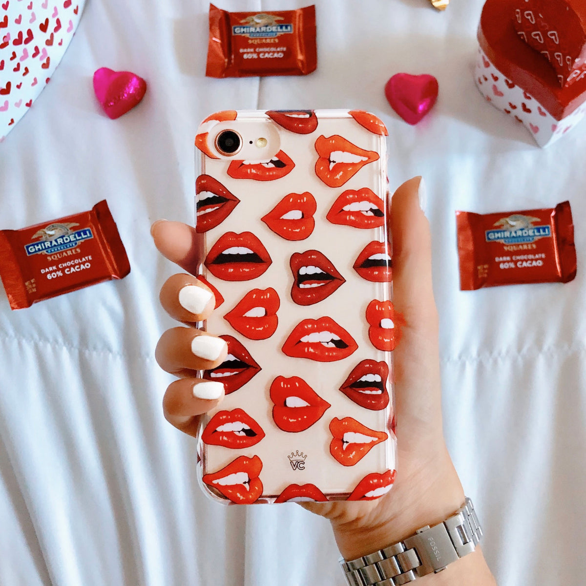 Red Lips iPhone Case - Image 2