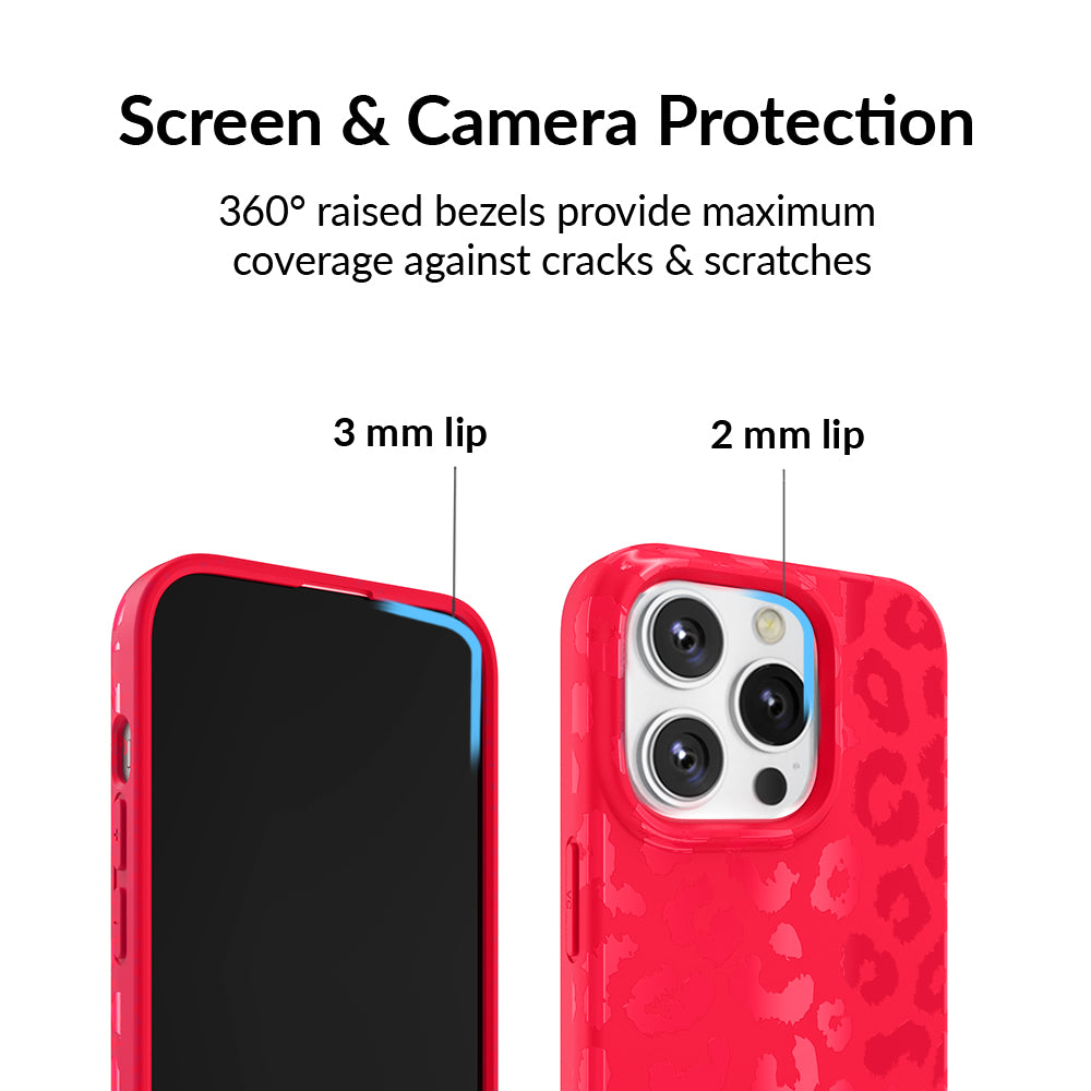 Red Hot Leopard iPhone Case - Image 4