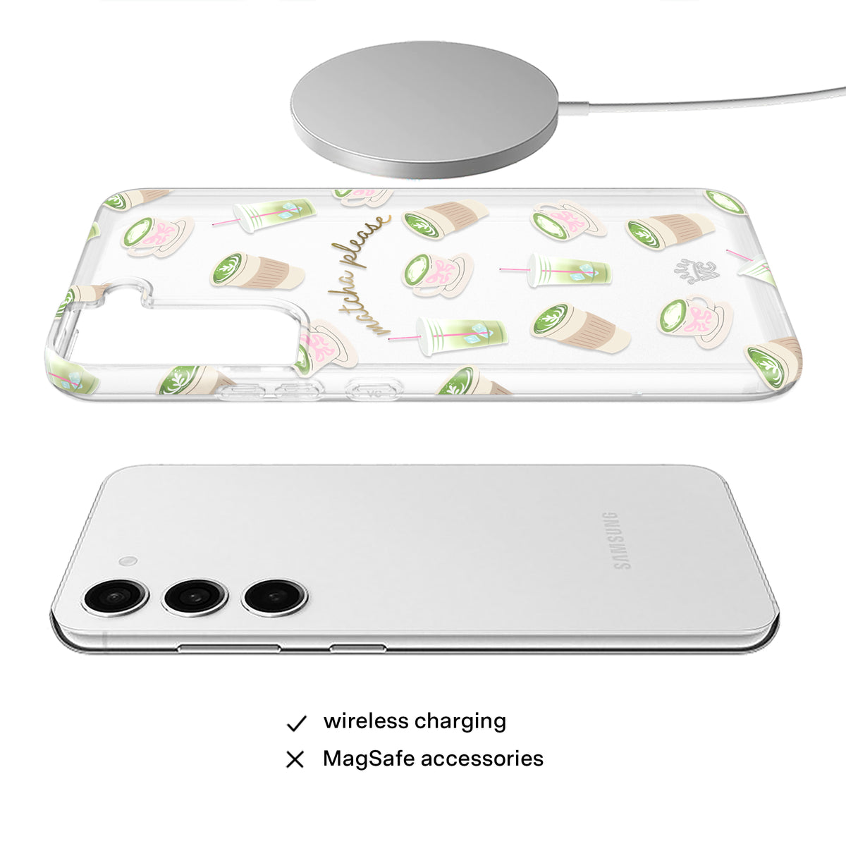 Matcha Please Samsung Case - Image 4