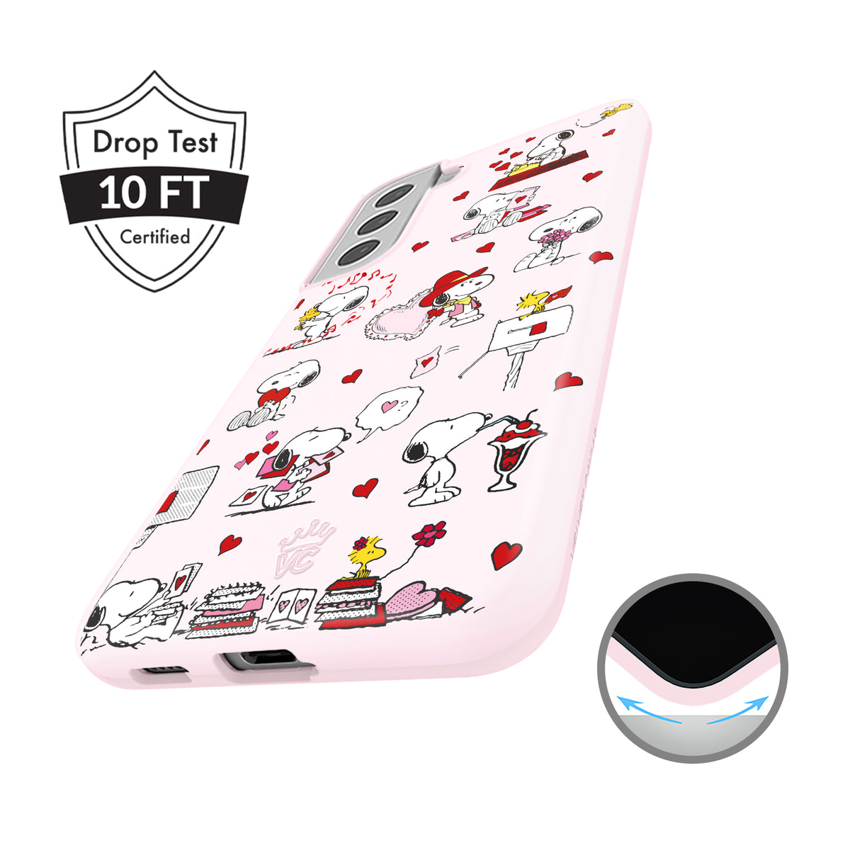 Snoopy Lovely Moods Samsung Case - Image 2