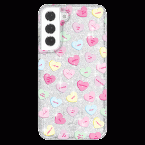 Sweet Hearts Glitter Samsung Case