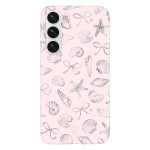 Pink Coastal Seashells Samsung Case