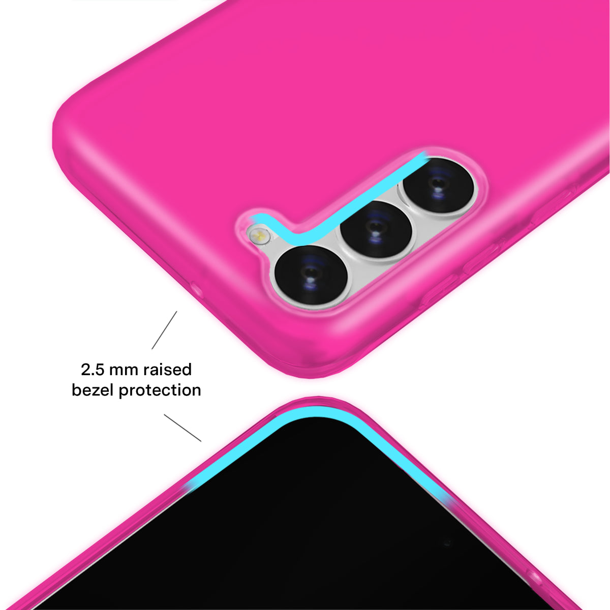 Pink Sapphire Jelly Samsung Case - Image 3