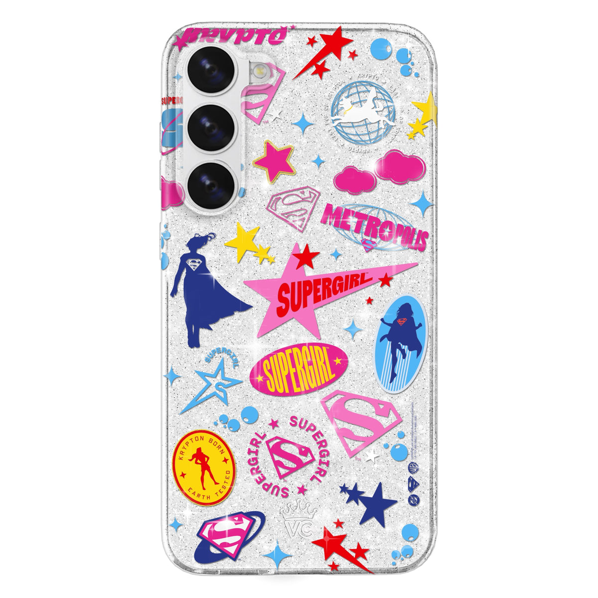 Supergirl Krypto Glitter Samsung Case - Image 6