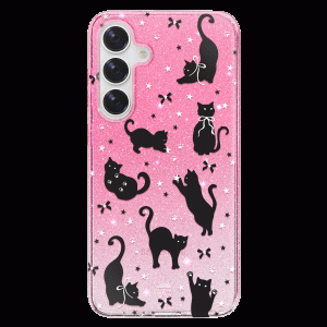 Lucky Kittens Glitter Samsung Case