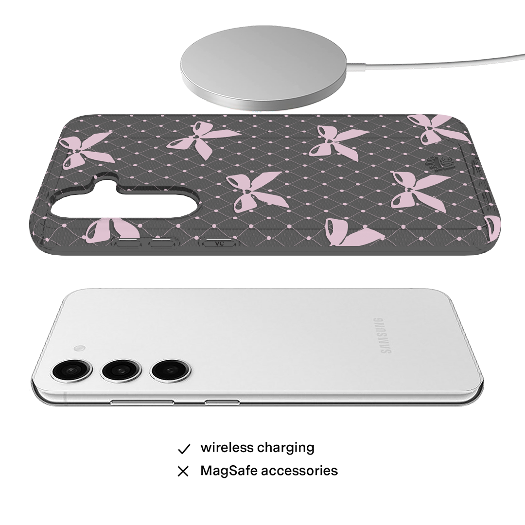 Lacy Pink Bows Samsung Case - Image 4