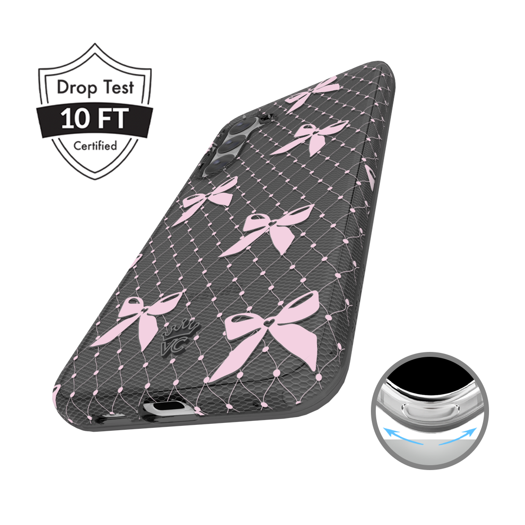 Lacy Pink Bows Samsung Case - Image 5