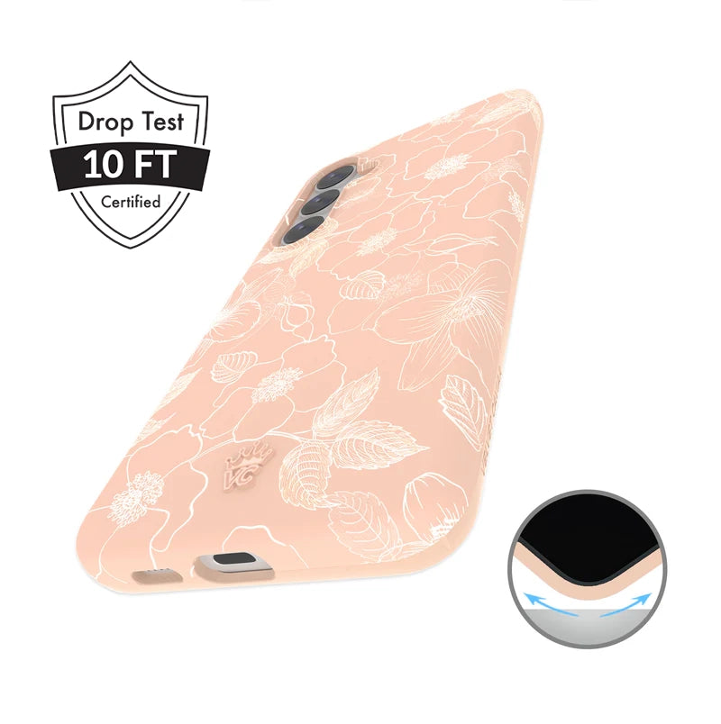 Peach Blossom Floral Samsung Case - Image 5