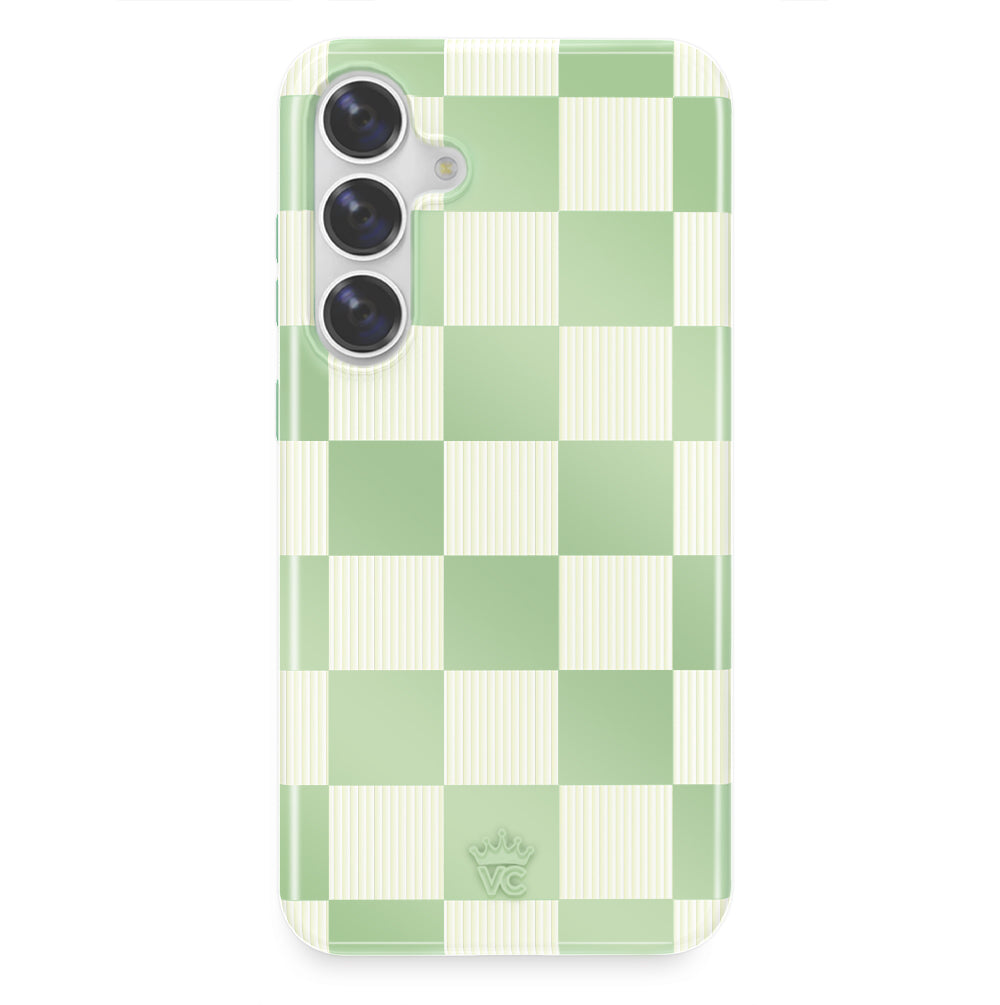 Pistachio Vibe Checkered Samsung Case - Image 6