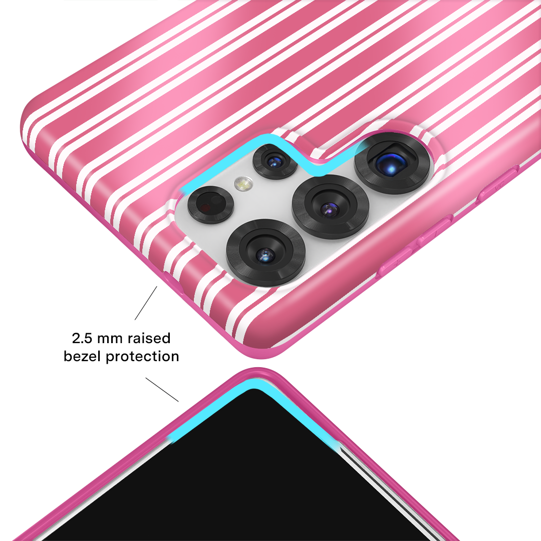 Candy Cane Stripes Samsung Case - Image 3