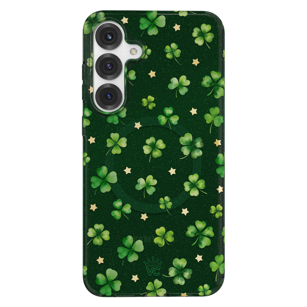 Lucky Clover Glitter Samsung Case - Image 6