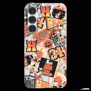 Snoopy Halloween Varsity Glitter Samsung Case