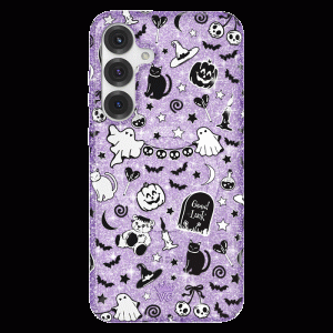 Witchy Lilac Glitter Samsung Case