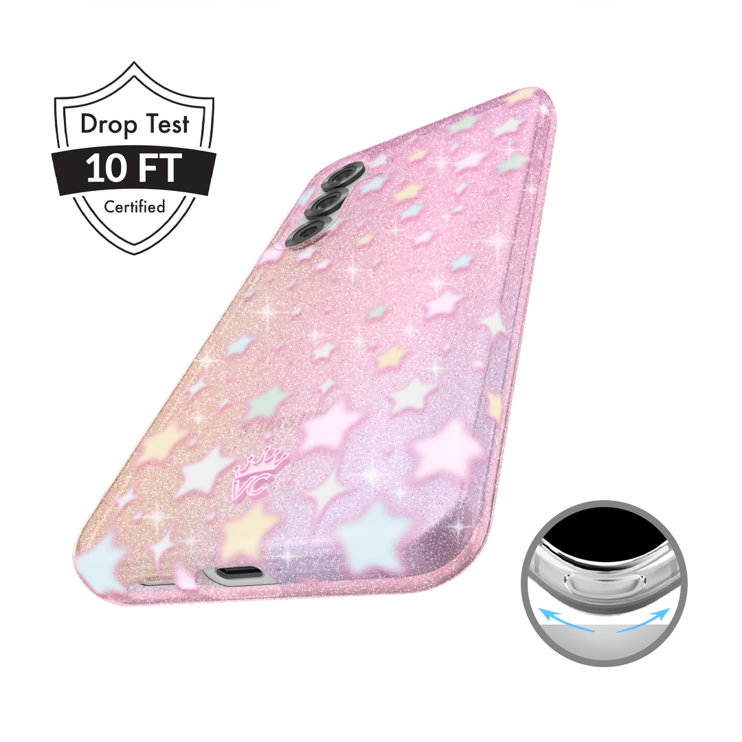 Falling Star Glitter Samsung Case - Image 4