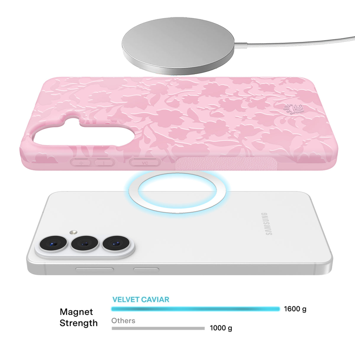Magical Mauve Floral Samsung Case - Image 4