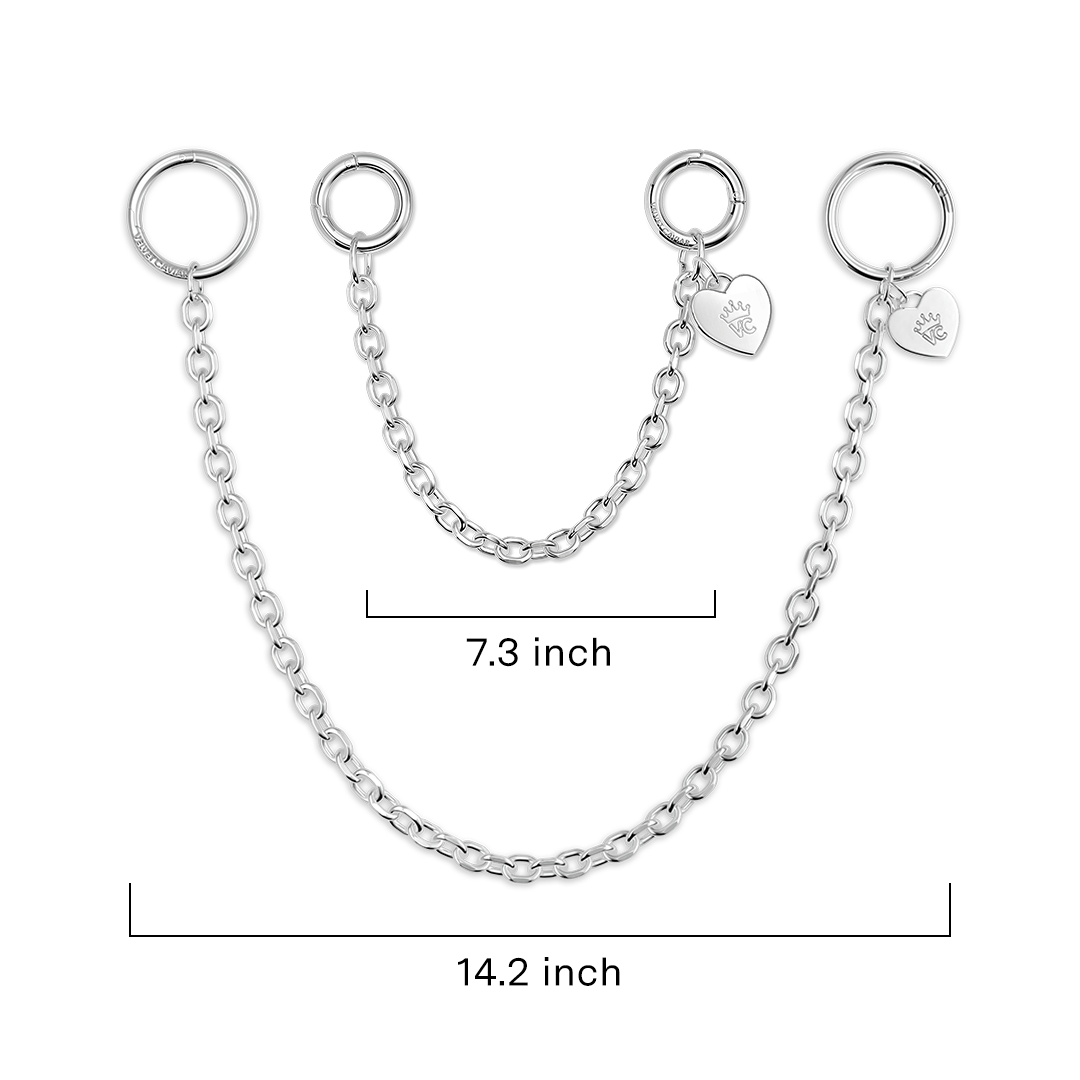 Small Silver Bag Chain - Image 4