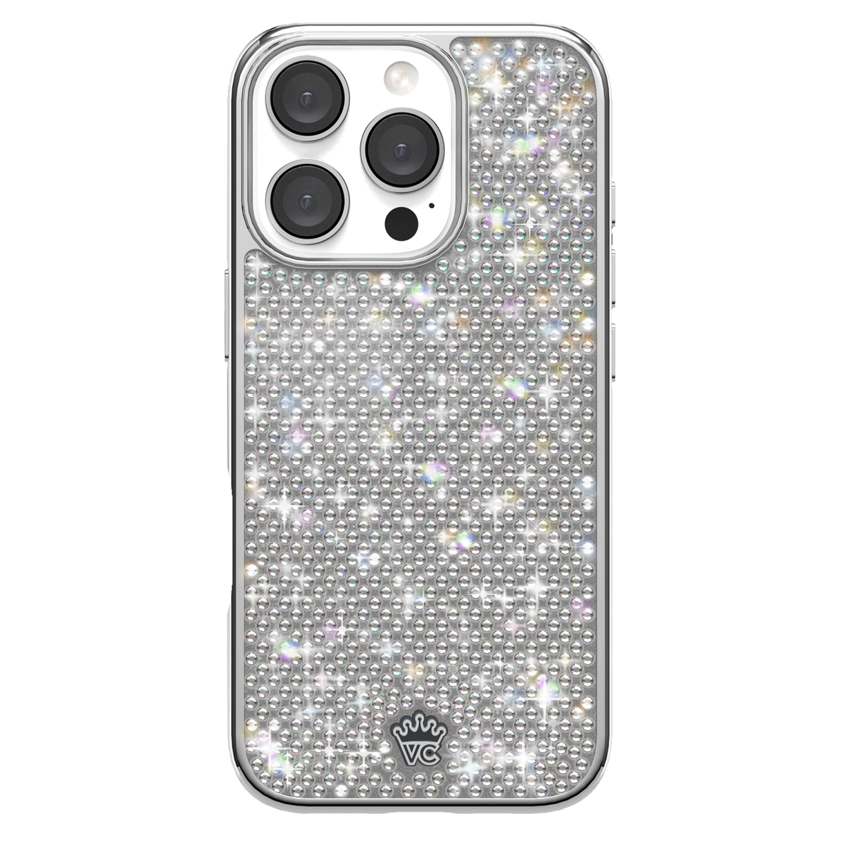 Chrome Caviar Crystals iPhone Case