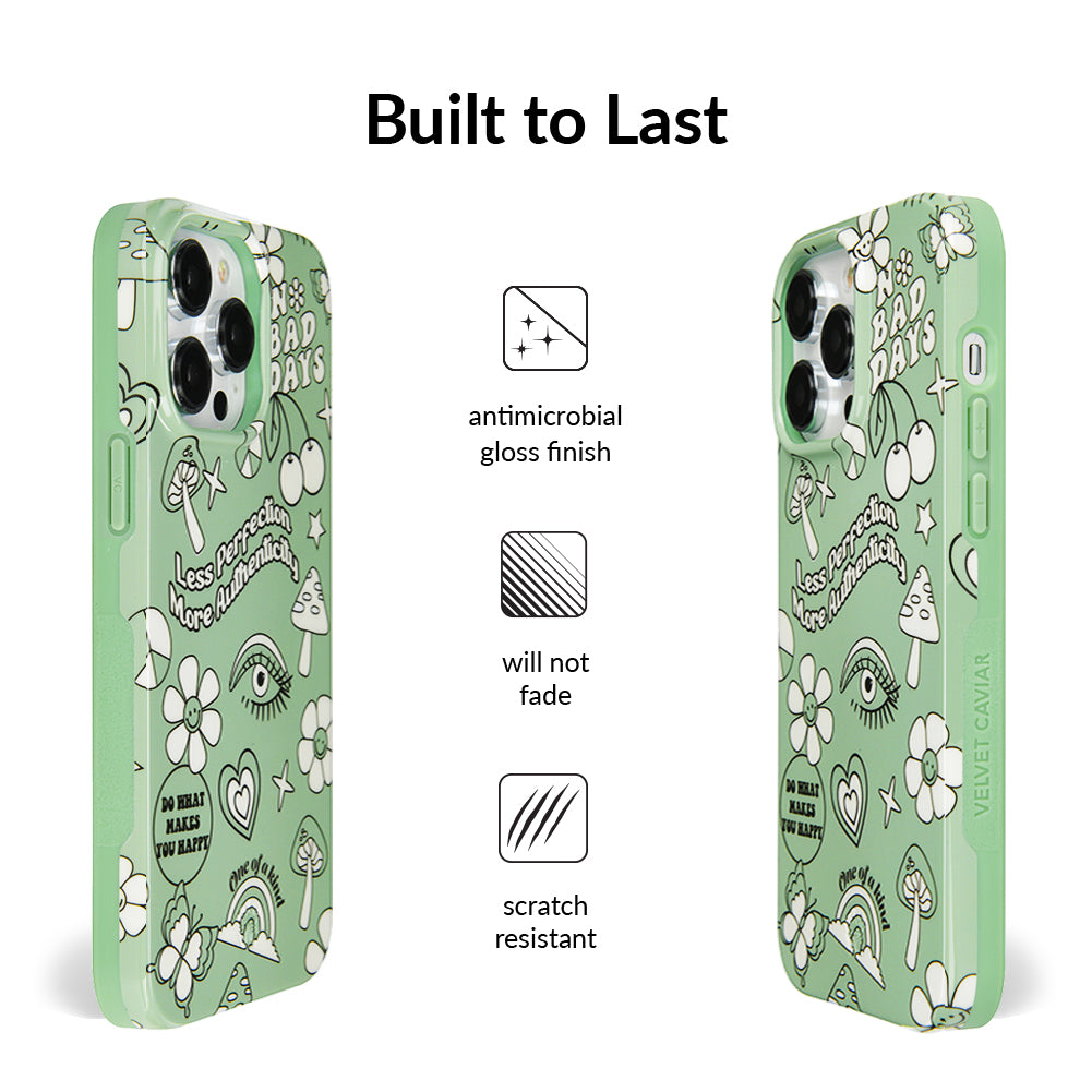 Good Vibes Matcha iPhone Case - Image 5