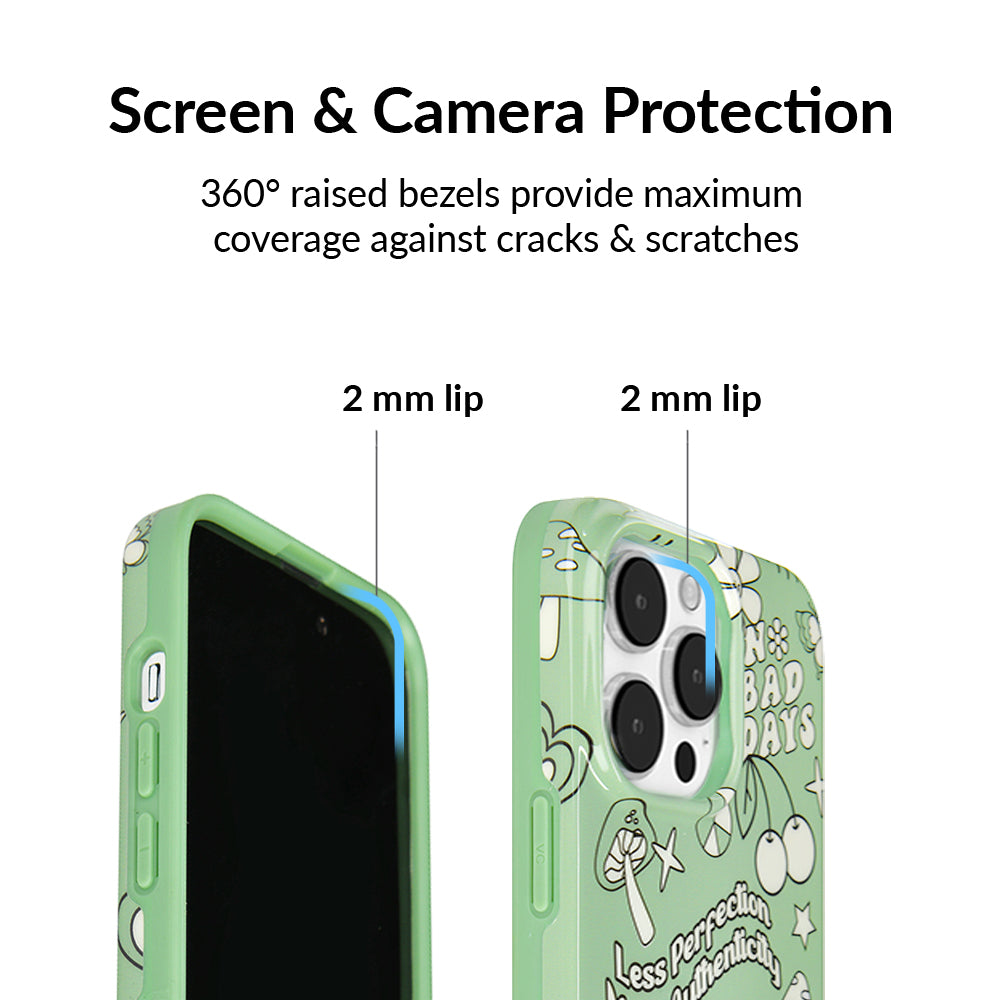 Good Vibes Matcha iPhone Case - Image 3