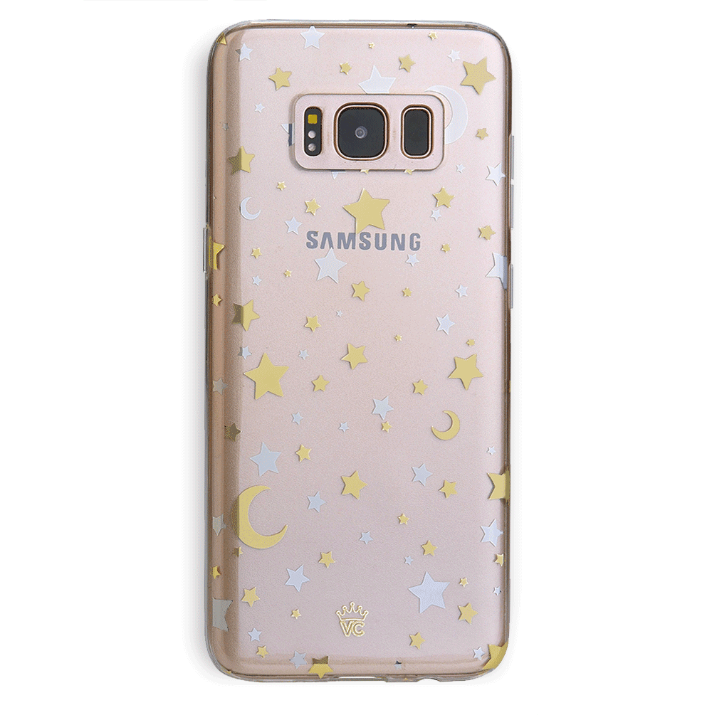 Starry Night Clear Samsung Case - Image 7