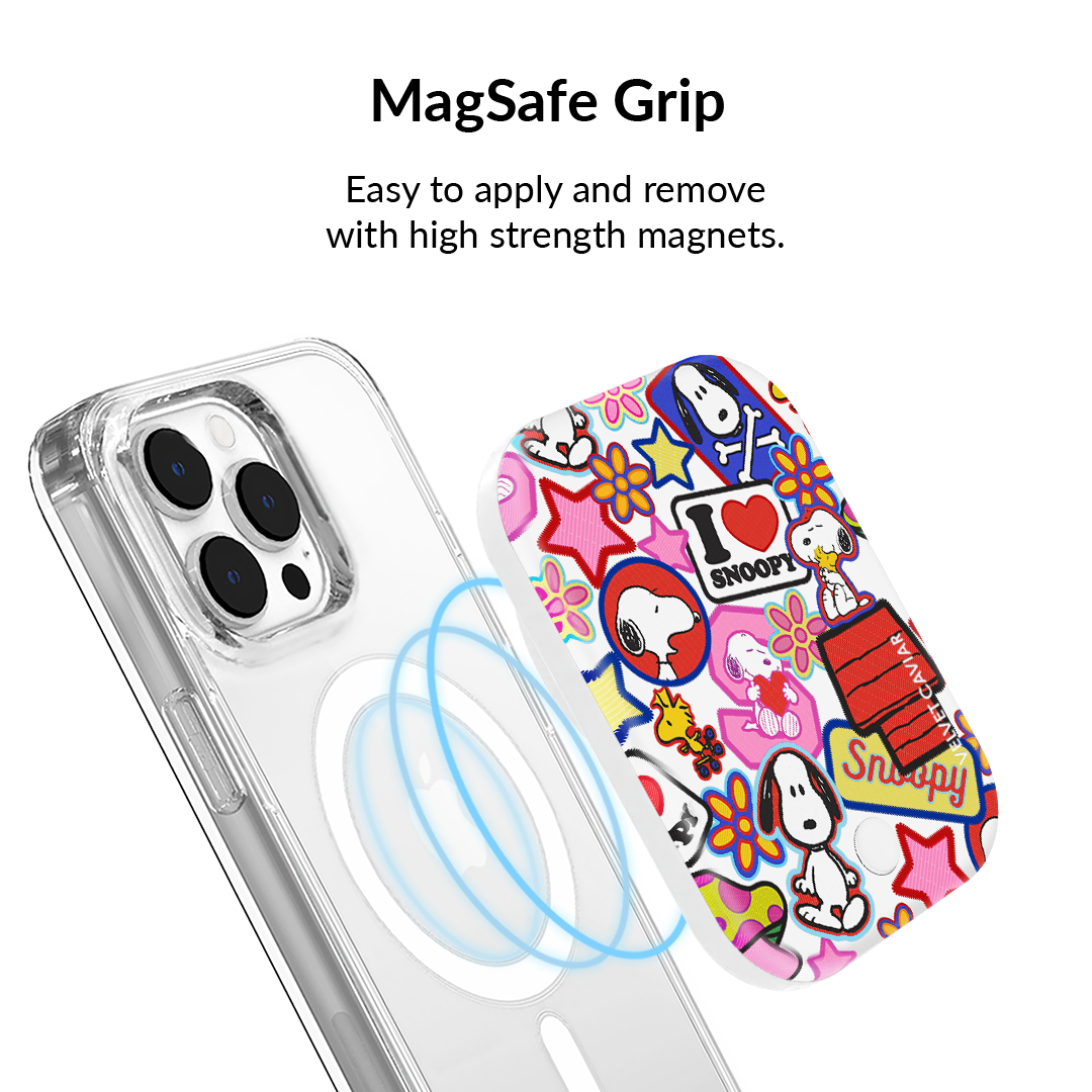 Snoopy Patchwork Portable MagSafe Charger Power Pack - Image 4