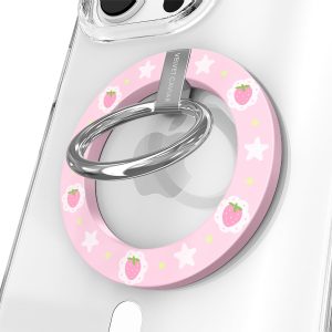 Strawberry Macaron MagSafe Grip Ring
