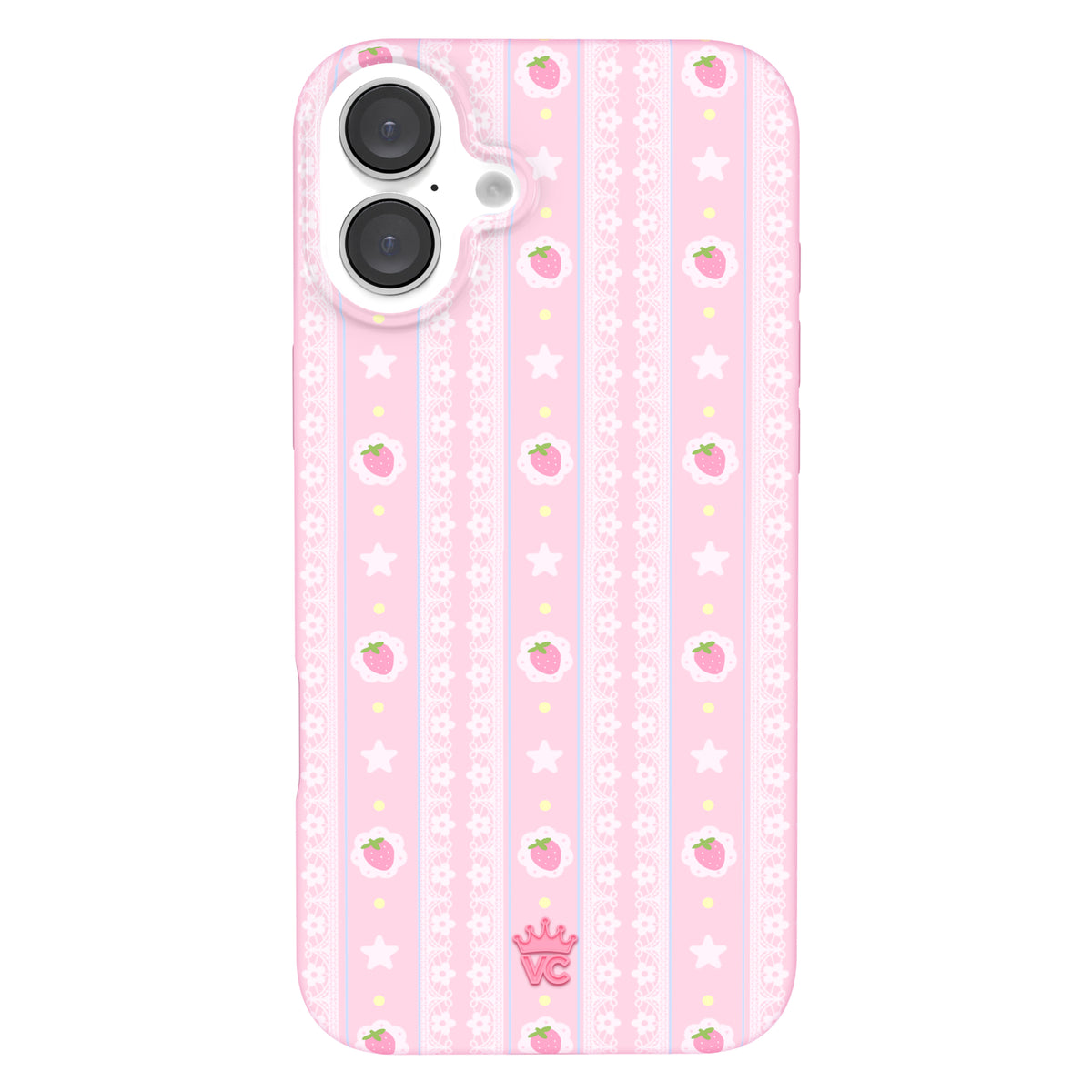 Strawberry Macaron iPhone Case