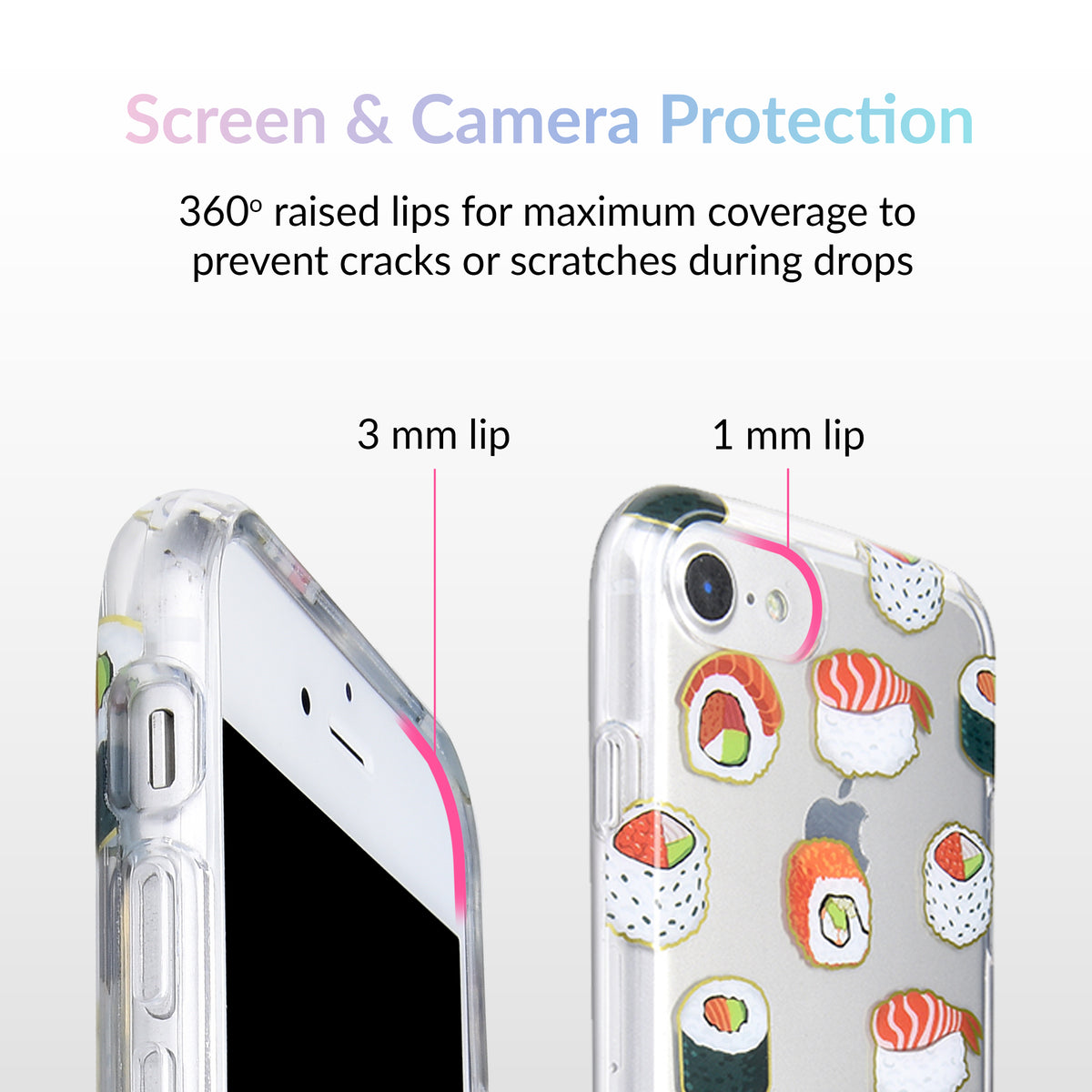 Sushi Clear iPhone Case - Image 3