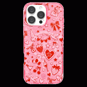 Be Mine Glitter iPhone Case