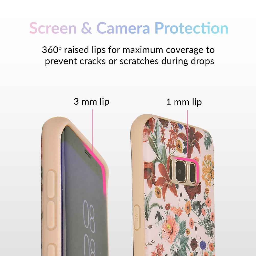 Nude Vintage Floral Samsung Galaxy Case - Image 2