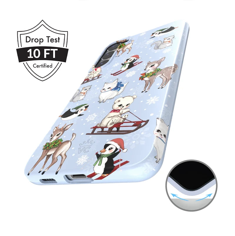 Winter Wonderland Baby Animals Samsung Case - Image 5