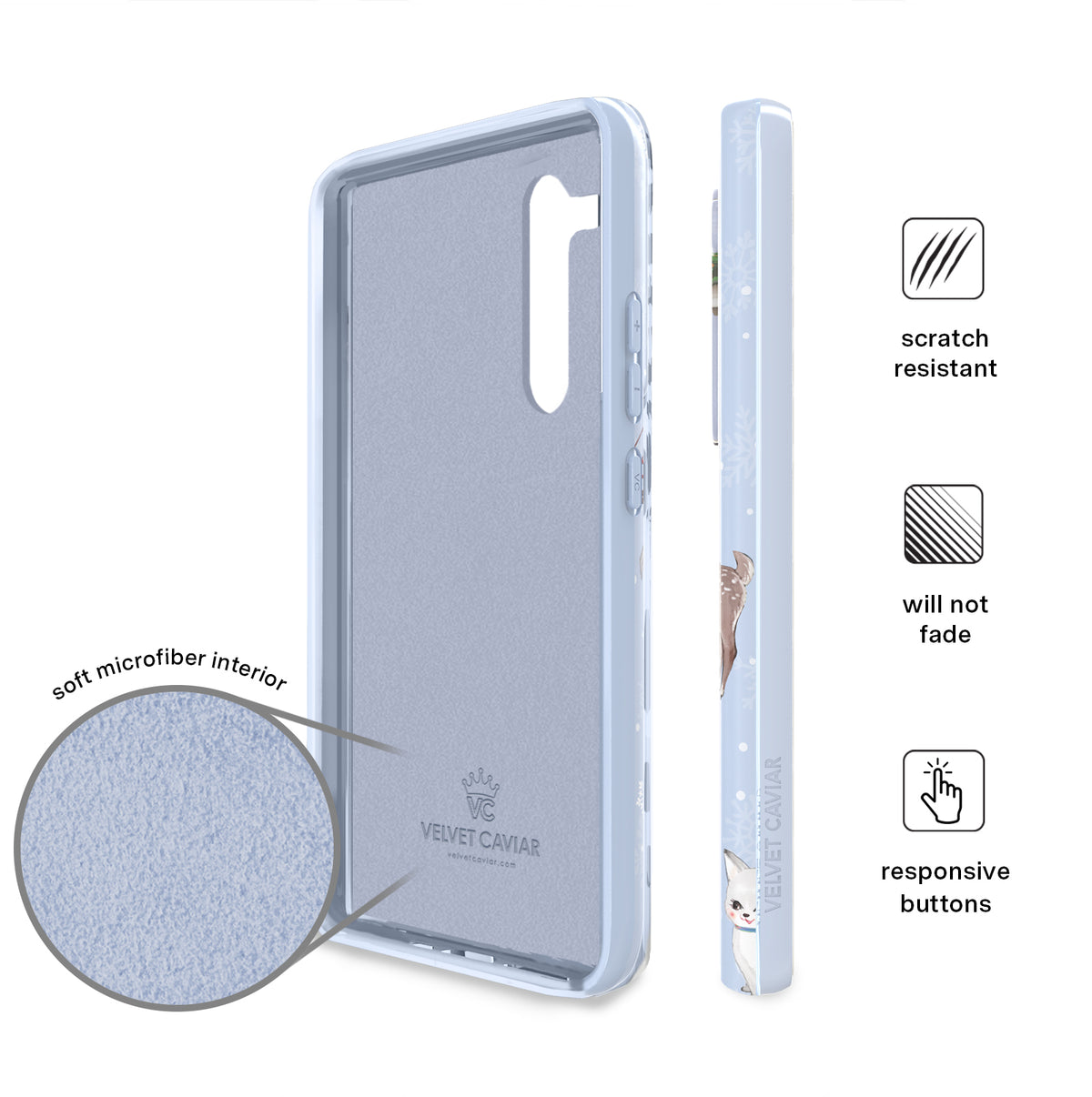 Winter Wonderland Baby Animals Samsung Case - Image 6
