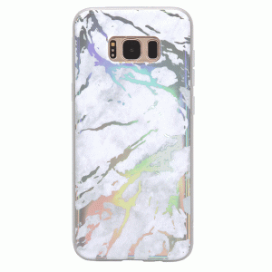 Holo White Marble Samsung Galaxy Case