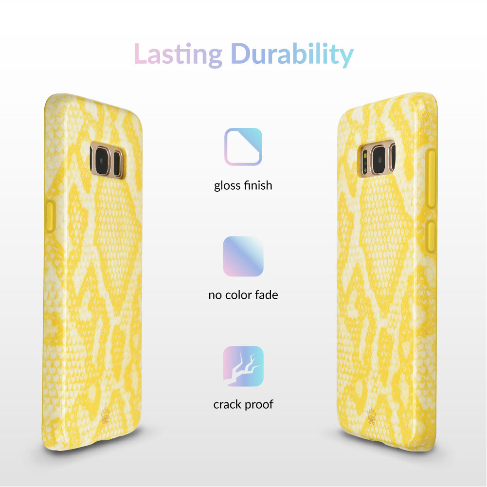 Yellow Snakeskin Samsung Galaxy Case - Image 8